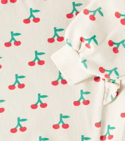 Bobo Choses Baby Cherry Cotton Jersey Sweatshirt In White