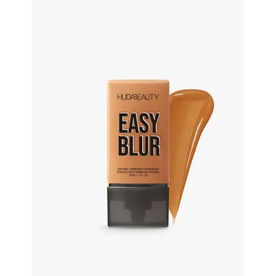 Huda Beauty 450n Chocolate Mousse Easy Blur Natural Airbrush Foundation 30ml In 450n Chocolate Mousse