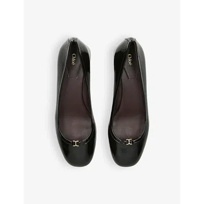 Chloé Escarpins Marcie Femme Noir Taille 38 100% Peau De Chèvre In Black