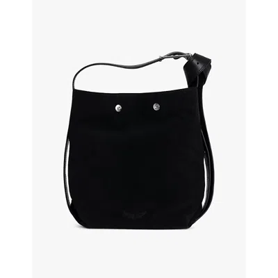 Zadig & Voltaire Le Cecilia Suede Tote Bag In Noir