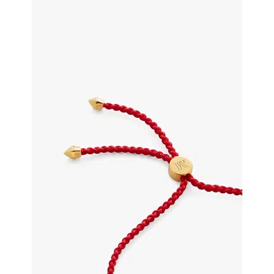 Monica Vinader Gold Linear Solo Friendship Diamond Bracelet Diamond In Yellow Gold