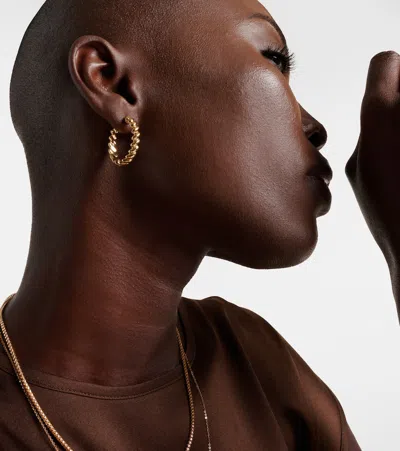 Anita Ko Coil 18kt Gold Hoop Earrings In Gold