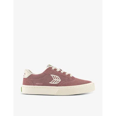 Cariuma Womens Suede Withered Naioca Branded Suede Low-top Trainers In Suede Withered