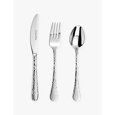 Arthur Price Stainless Steel Avalon 3-piece Children's Stainless-steel Cutlery Set In Stainless Steel