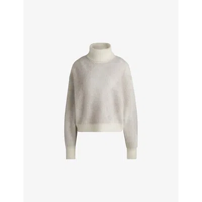 Hugo Boss Argyle Sweater In A Textured-wool Blend In Open Miscellaneous