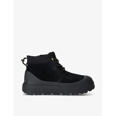 Ugg Bottines En Cuir In Black