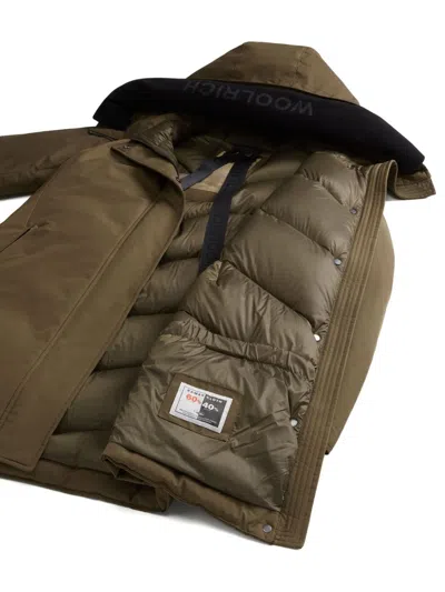 Woolrich Wool Insulated Arctic Parka Jacket For Women In Brown