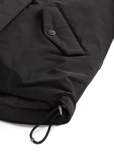 Woolrich Logo-print Puffer Jacket In Black