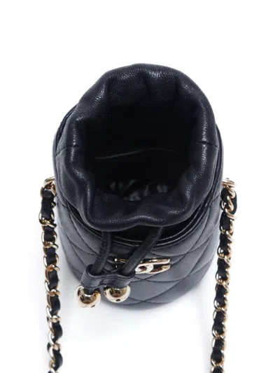Pre-owned Chanel 2021 Mini Shoulder Bag In Black