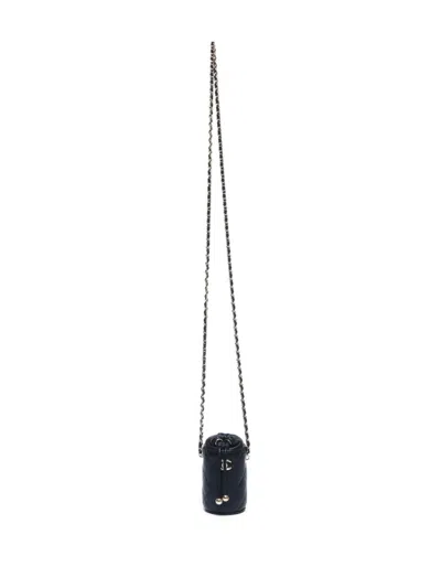 Pre-owned Chanel 2021 Mini Shoulder Bag In Black
