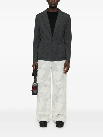 Apc Luc Jacket 48 Heather Charcoal Gray In Grey
