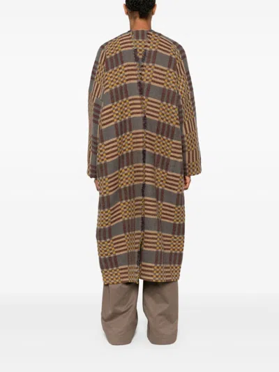 Uma Wang Caleb Coat In Grey