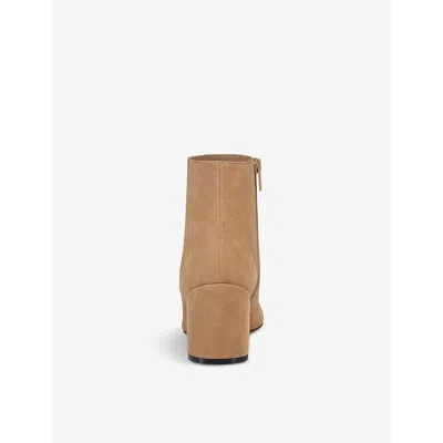 Christian Louboutin Minny Booty 70 Suede Ankle Boots In Lionne