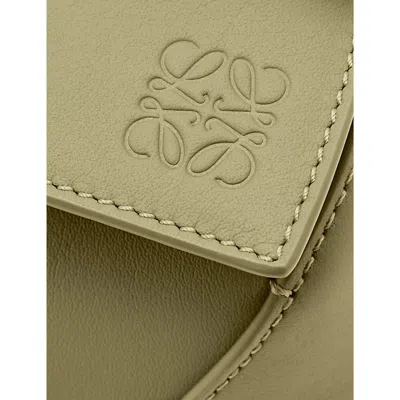 Loewe Womens Puzzle Edge Small Leather Cross-body Bag Eucalyptus Green In Eucalyptus Green
