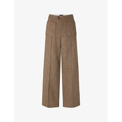 Soeur Harry Trousers In Beige/noisette