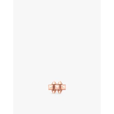 Cartier Mens Rose Gold Clash De  18ct Rose-gold Cufflinks In Rose Gold
