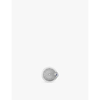 Cartier Mens Ballon Bleu De  Palladium-plated Sterling-silver And Spinel Cufflinks In Silver