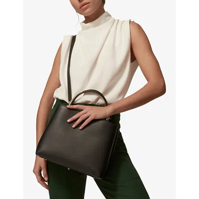 Cartier Womens Black Panthère De  Medium Leather Top-handle Bag In Black