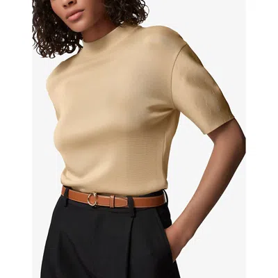 Cartier Womens Caramel Panthère De  Medium Leather Belt In Caramel