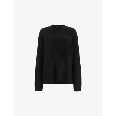 Allsaints Cashmere Rebel Sweater In Black