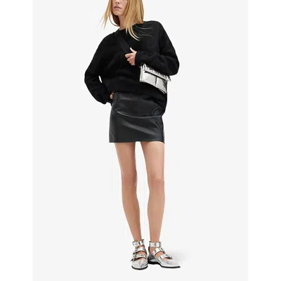 Allsaints Cashmere Rebel Sweater In Black