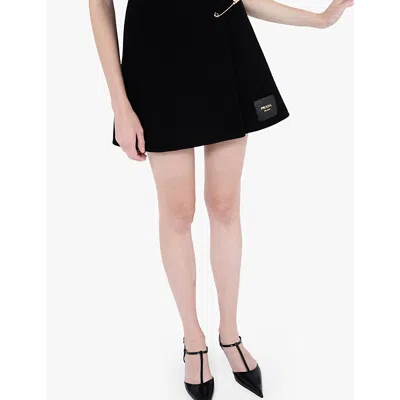 Prada 35 Calf Leather Pumps In Black