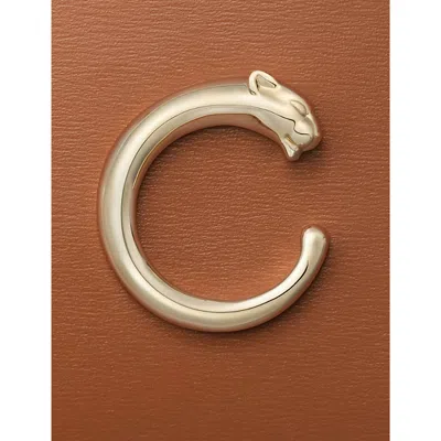Cartier Womens Caramel Panthère De  Leather Card Holder In Caramel