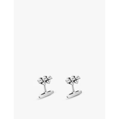 Cartier Mens White Gold Clash De  18ct White-gold Cufflinks In White Gold