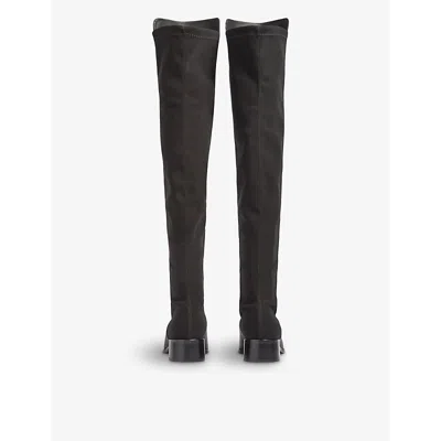 Lk Bennett Duke Over The Knee Boot In Bla-black