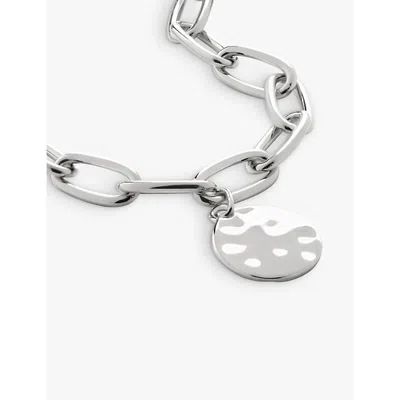 Monica Vinader Sterling Silver Charm Bracelet In Sterling Silver