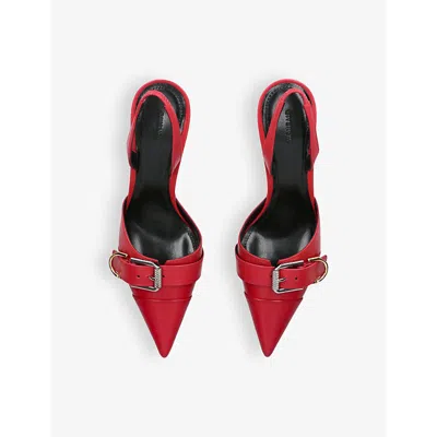 Givenchy Voyou Pointed Toe Slingback Pump In Red
