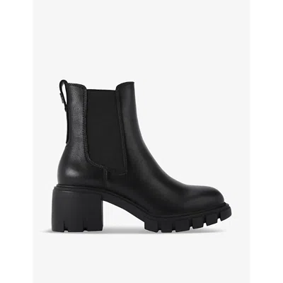 CARVELA WOMENS IGNITE HEELED LEATHER CHELSEA BOOTS BLACK EUR 41 / 8 UK 