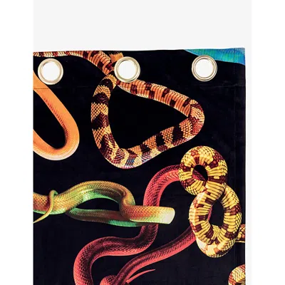 Seletti X Toiletpaper Snake-print Woven Curtains 280cm