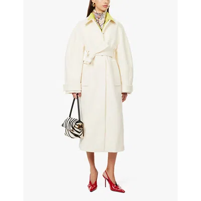 Jacquemus Bari Coat In Off-white