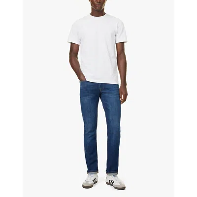 Frame Logo Cotton T-shirt In Blank