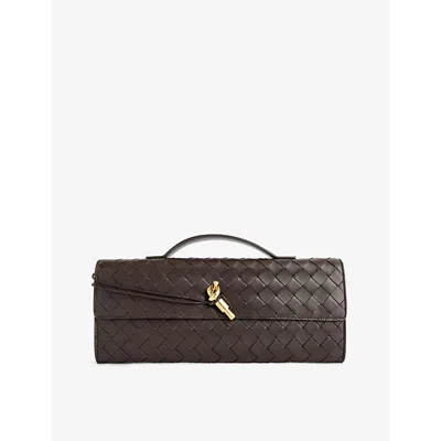 Bottega Veneta "let's Go" Clutch In Fondant-m Brass