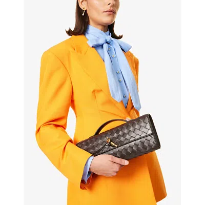 Bottega Veneta "let's Go" Clutch In Fondant-m Brass