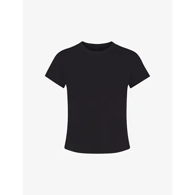 Skims Fits Everybody T-shirt Bodysuit In Black