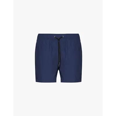 Onia Mens Deep Navy Charles 5' Drawstring Cotton-blend Swim Shorts Xl In Deep Navy