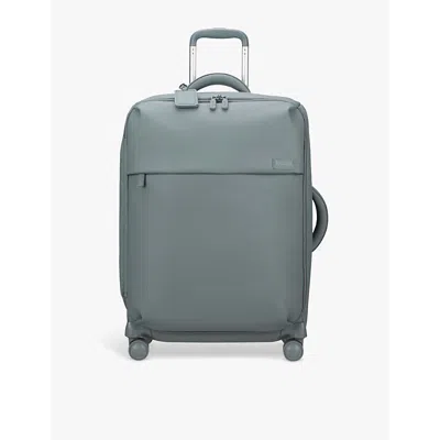 Lipault Cement Storm Lost In Berlin Medium Woven Suitcase 63cm In Cement Storm