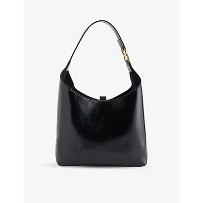 Shop Chloé Womens Black Marcie Small Leather Tote Bag