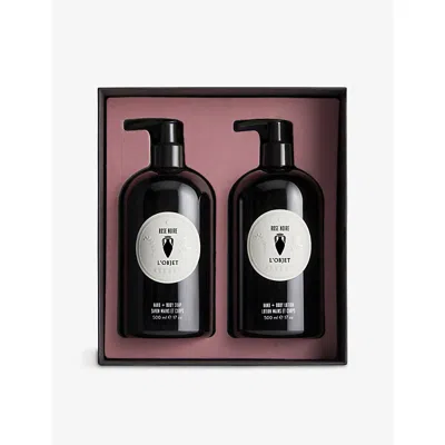 L'objet Rose Noire Hand And Body Soap & Lotion Gift Set