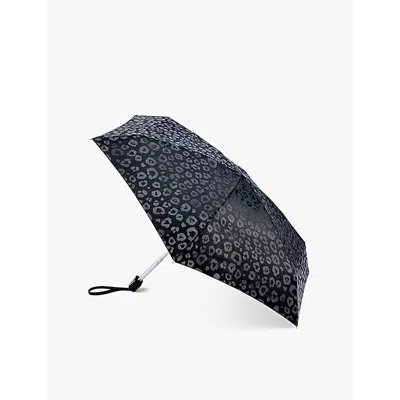 Fulton Womens Tiny No.1 Luxury Leopard Umbrella In Luxury Leopard