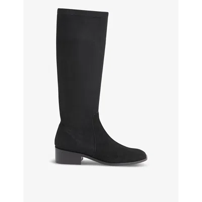 Whistles Lisi Stretch Knee High Boot In Black