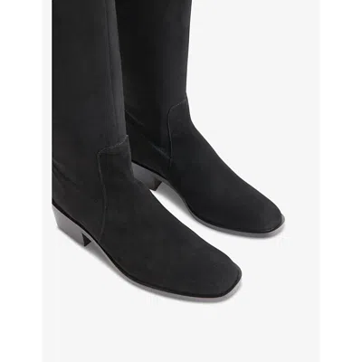 Whistles Lisi Stretch Knee High Boot In Black