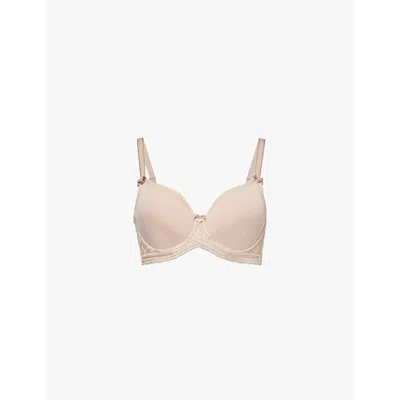 Panache Womens Champagne Cari Moulded-cup Spacer T-shirt Bra In Champagne