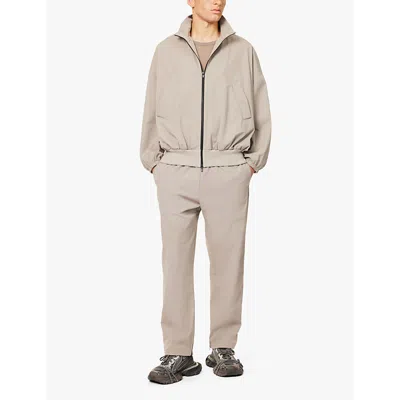 Fear Of God Men's High-necked Vented Track Jacket With In Deer