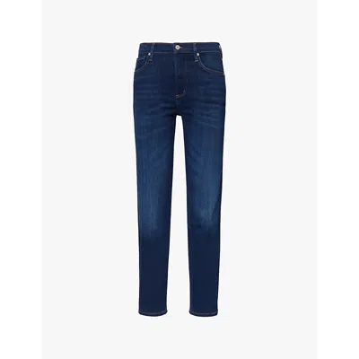 Citizen Of Humanity Womens Citizens Of Humanity Isola Mid-rise Slim-fit Stretch-denim Jeans In Lotus (md Ind)