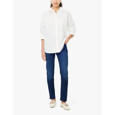 Citizen Of Humanity Womens Citizens Of Humanity Isola Mid-rise Slim-fit Stretch-denim Jeans In Lotus (md Ind)