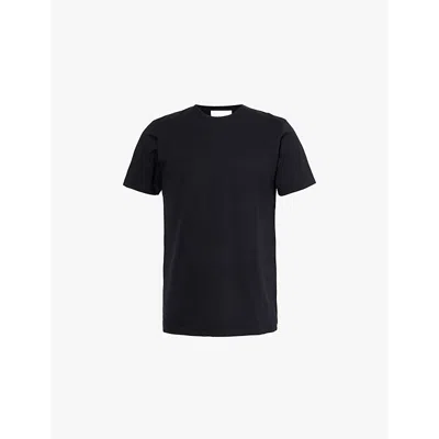 Frame Logo T-shirt Noir Cotton In Noir